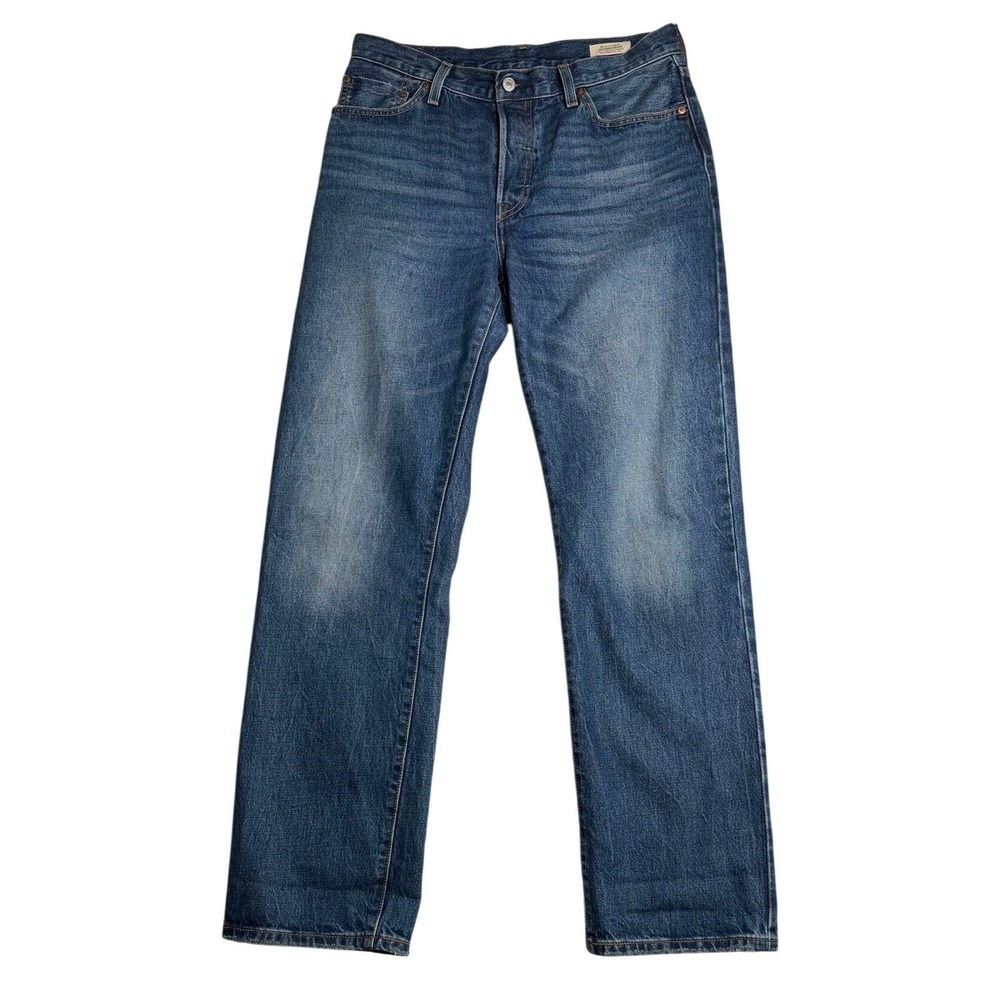 Levi's 501 '90s Premium Selvedge Denim Button Fly Jeans Blue Sz W24 L32